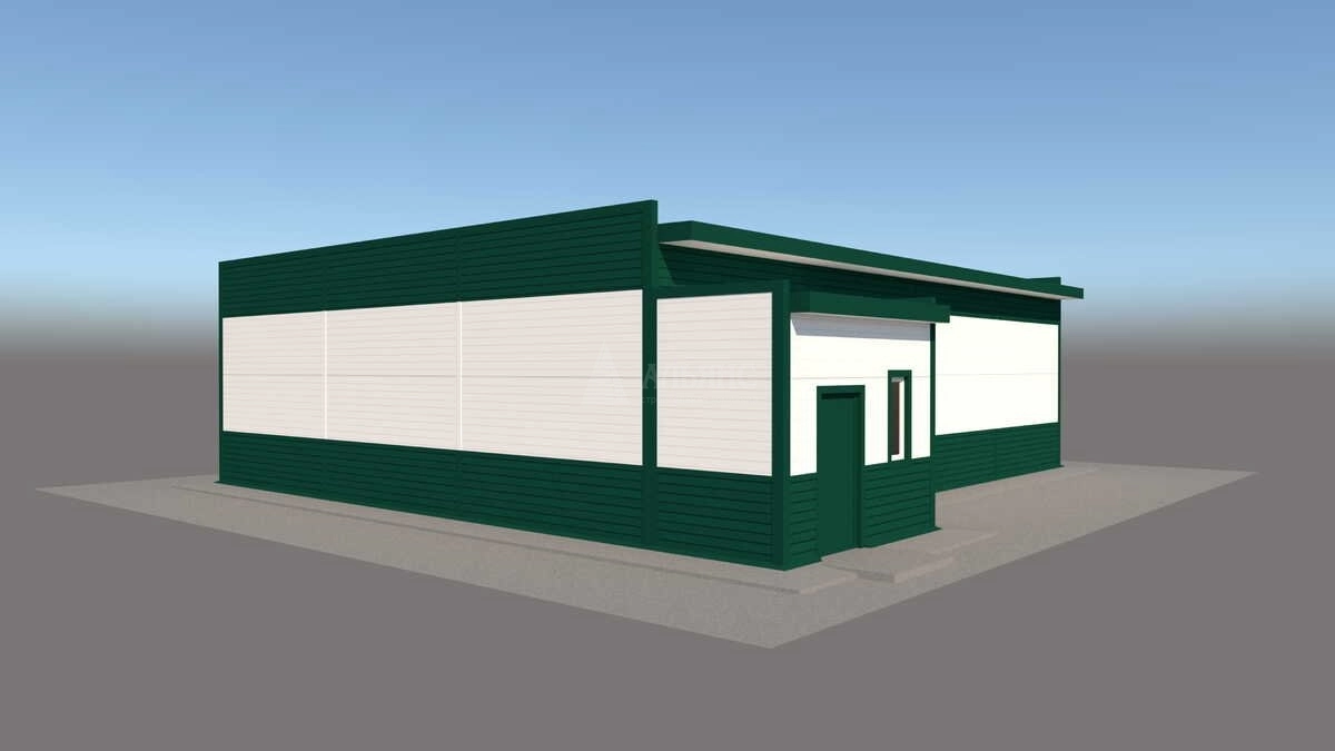 3D визуализация Магазин из сэндвич-панелей - фото 8