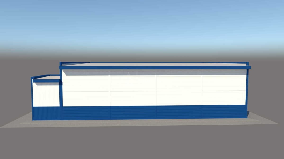 3D визуализация Магазин из сэндвич-панелей - фото 10